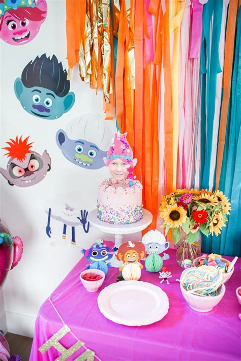 Trolls Princess Poppy Birthday Party