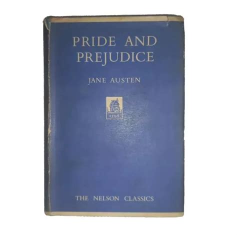 C 1940 PRIDE AND Prejudice By Jane Austen Illustrated Nelson Hb Dj