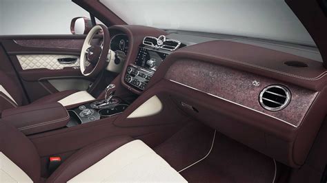 Bentley Bentayga Mulliner Has 27 Hide Colors 100 Veneer Options