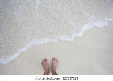 Naked Feet Beach Barefeet Nature Background Stock Photo Shutterstock