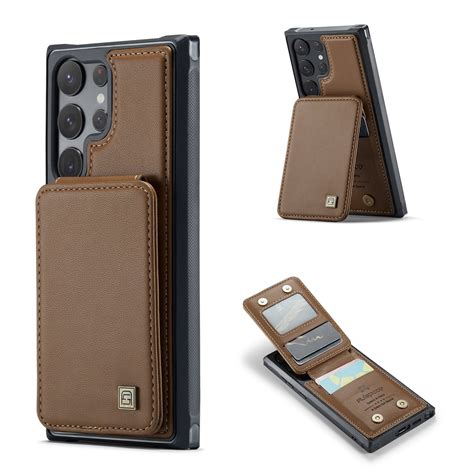 Mantto For Samsung Galaxy S24 Case With Card Holder Premium PU Leather