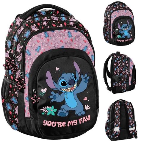 Plecak Szkolny Dla Dziewczynki Stitch Czarny Paso Paso Sklep