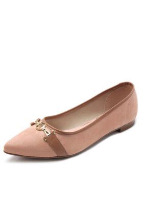 Sapatilha Moleca Logo Nude Compre Agora Dafiti Brasil