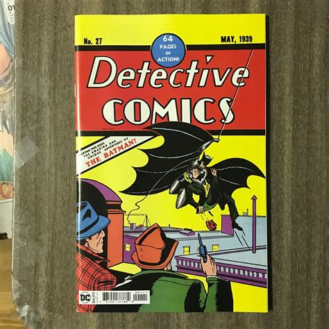 Detective Comics 27 DC Facsimile 2022 Reprints 1st Appearance Of