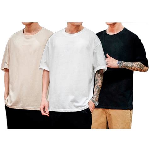 Camiseta Masculina Oversized Premium Algod O Academia Atacado Primavera