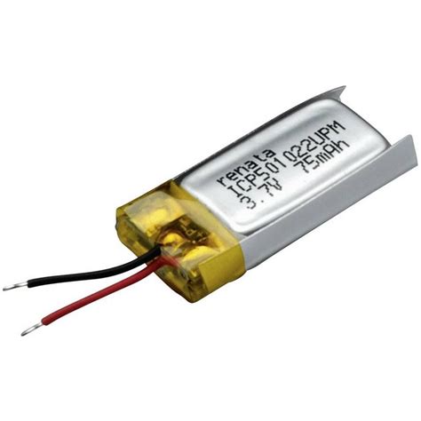 Renata Lithium-Polymer Akku Akku, Kabel