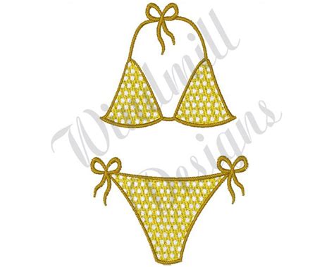 Bikini Suit Machine Embroidery Design Embroidery Designs Machine Embroidery Embroidery