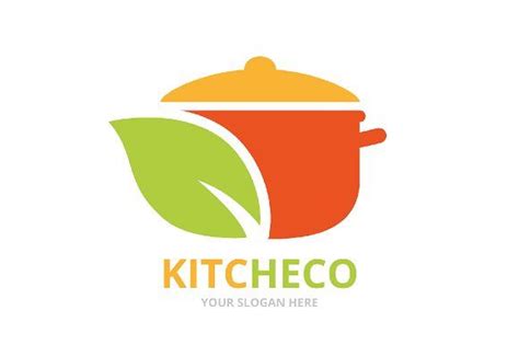 Kitchen and Eco Symbol Logo Design