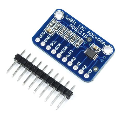 16 Bit I2C ADS1115 Module ADC 4 channel with Pro Gain Amplifier RPi ...