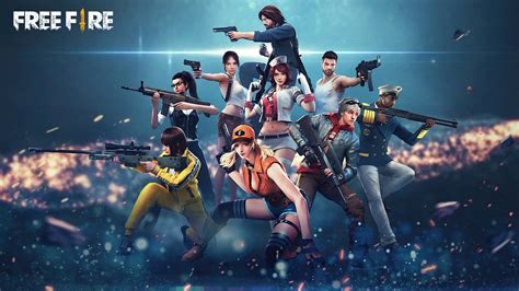 Download 4k Free Fire Characters Working Together Wallpaper ...