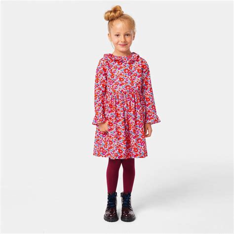 Robe Enfant Fille En Tissu Liberty Rose Multico Jacadi Paris