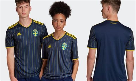 Sweden 202122 Adidas Away Kit World Cup 2022 Fifa World Cup Sweden