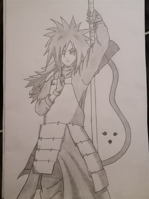 madara uchiha drawing skill