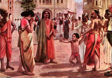 Reproducciones De Pinturas Harischandra En Distress De Raja Ravi Varma