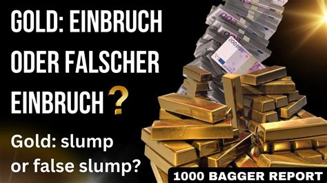 Silberaktien Goldaktien Gold Einbruch Oder Falscher Einbruch