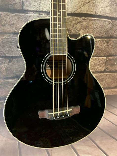 Ibanez Acoustic Bass Aeb 8e Black Kajs Guitar Store