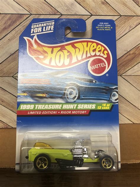Mavin HOT WHEELS 1999 TREASURE HUNT SERIES LIMITED EDITION RIGOR MOTOR