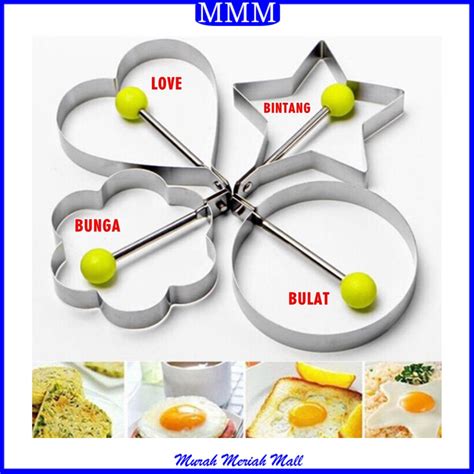 Jual Mmm Cetakan Telur Egg Mold Stainless Steel Alat Cetakan Telor