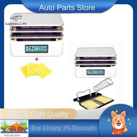 Pd W Mini Hot Plate Preheater จอแสดงผล LED บอรด PCB การบดกรแผนความรอน Preheating