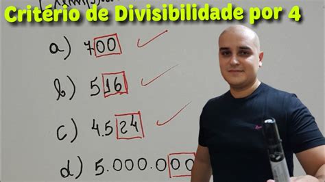 Criterio De Divisibilidade Por 4 - 7