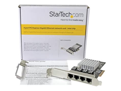 Startech Port Gigabit Ethernet Network Card St Spexi Dustin No