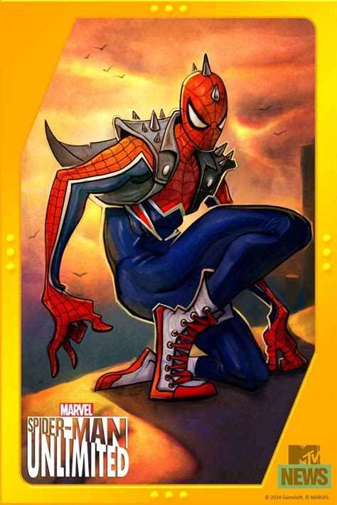 Marvel Introduces Punk Spider Man In Spider Verse Comicbook