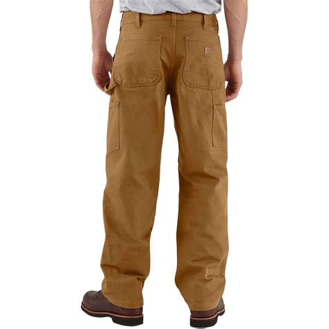 Carhartt Washed Duck Double Front Work Dungaree Pant Mens Clothing