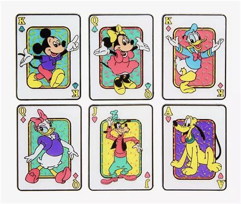 Mickey Mouse And Friends Card Blind Box Pin Set At Hot Topic Disney Pins Blog