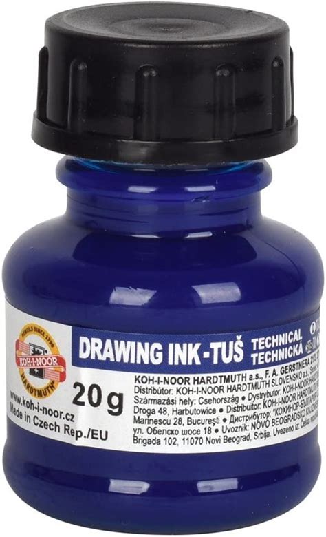 Koh I Noor 141700702lp 20 G Technical Drawing Ink Blue