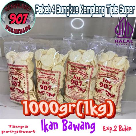 Jual Paket 4 Bungkus KEMPLANG TIPIS SUPER IKAN TENGGIRI Makanan Khas