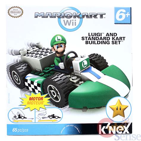 Nintendo Super Mario Kart Wii Luigi Standard Kart Building Set / Lego ...