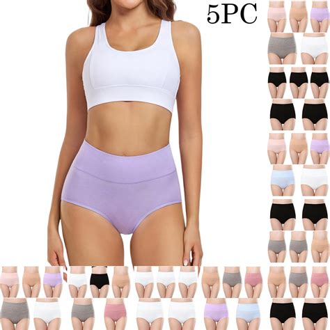 Aloohaidyvio 5 Pack Underwear For Women No Boundaries Wealurre Cotton Bikini Women S Breathable