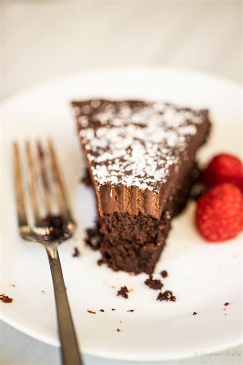 Sugar Free Flourless Chocolate Cake • Southern Shelle