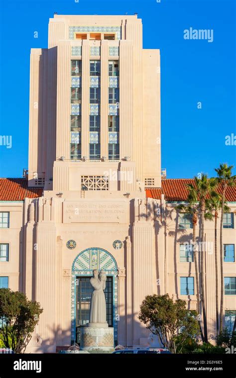 County Administration Building, San Diego, California, USA Stock Photo ...