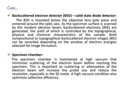 Scanning Electron Microscope (SEM) | PPTX