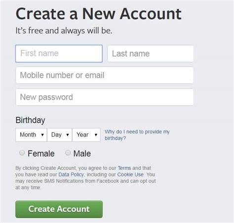 facebook tutorial   create facebook account