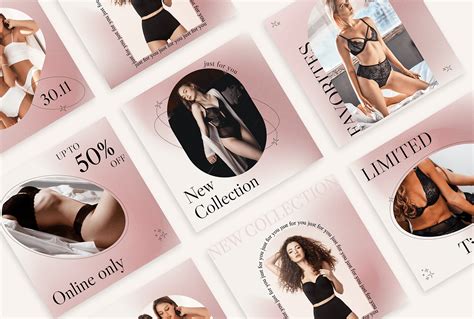 Instagram For A Lingerie Store On Behance