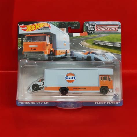 Hot Wheels Premium Porsche 917 LH Flota Volante Equipo Transporte Cultura Del Coche Shopee México
