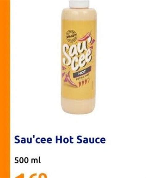 Sau Cee Hot Sauce Ml Aanbieding Bij Action