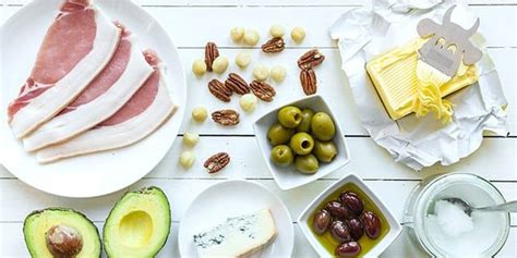 Список продуктов для кето диеты