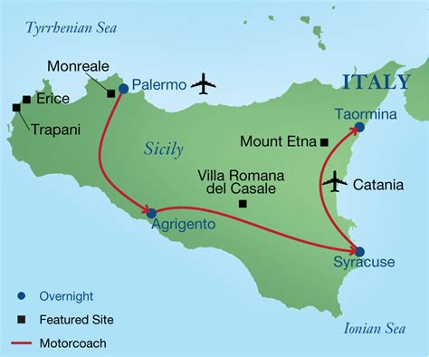 Mount Etna World Map