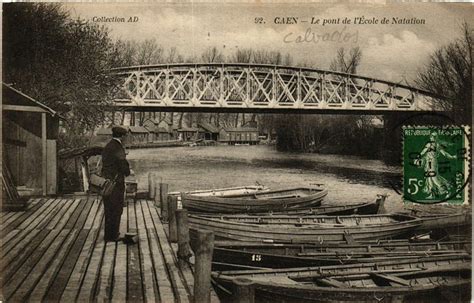 Caen Le Pont De L Ecole De Natation Caen Cartorum