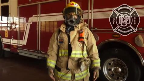 Phoenix Firefighter In Turnout Uniform Youtube