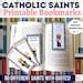 Catholic Saints Printable Bookmarks for Kids 80 Saints Incentives With ...