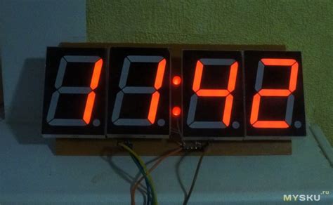 Большие семисегментные индикаторы для часов