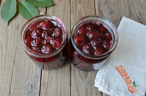 Варенье из вишни с косточками на зиму густое - пошаговый рецепт с фото ...