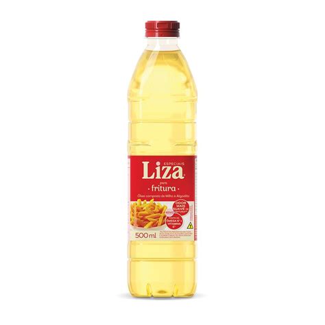 Melhor Óleo Para Fritura - Oléo composto de Milho e Algodão para fritura Liza 500ml