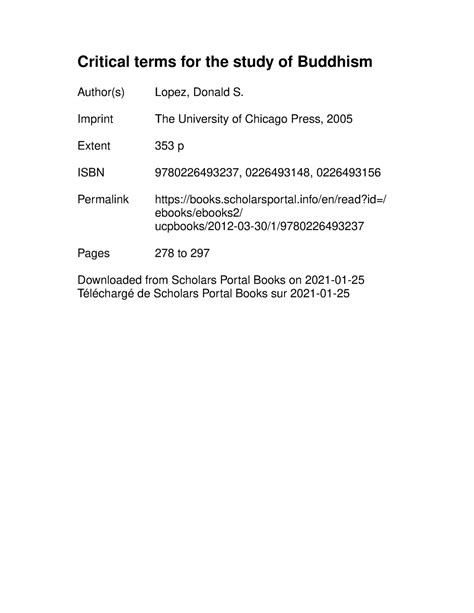 Sex In Buddhism Article By Janet Gyatso Critical Terms For The Study Of Buddhism Author S