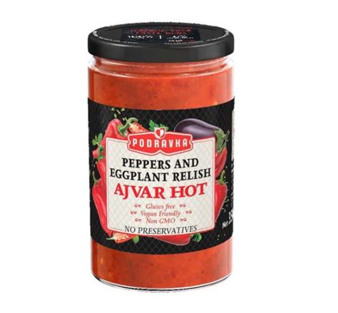 Podravka Ajvar Hot 690g Todarellos