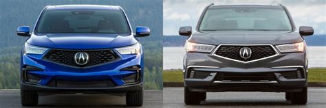 2019 Acura Rdx Vs 2019 Acura Mdx What S The Difference Autotrader